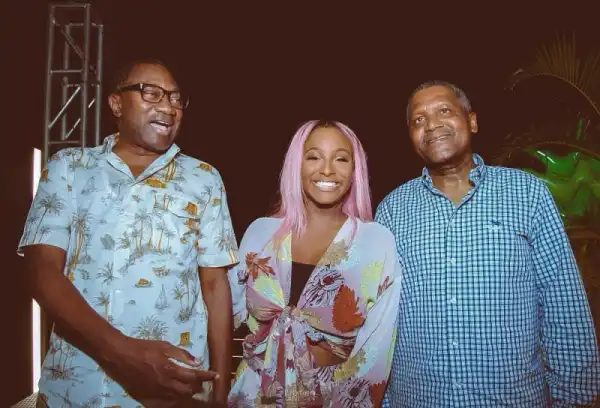 Femi Otedola, Dangote Also Pictured At Cuppy